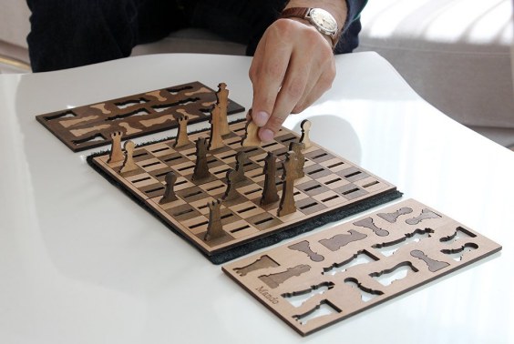 drevený šach