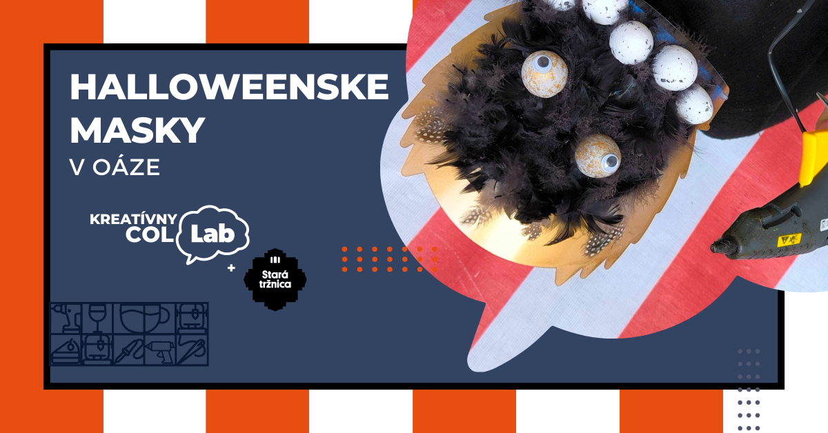 Halloweenske masky - workshop v Oáze