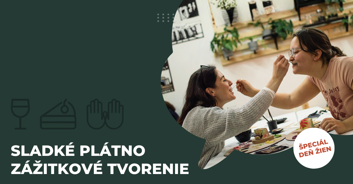 Sladké plátno - zážitkové tvorenie - špeciál Deň žien